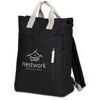 Serendipio Cityline Cotton Canvas Laptop Backpack