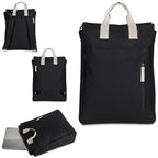 Serendipio Cityline Cotton Canvas Laptop Backpack