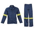 Barron Supreme Poly Cotton Conti Suit with Reflective