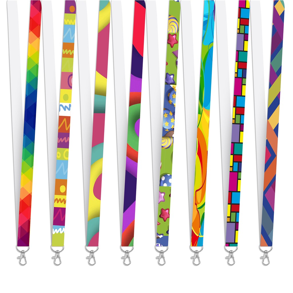Pre-Production Sample Altitude Snap Clip Single Sided Satin Lanyard