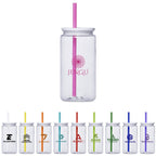 Altitude Mina Plastic Tumbler and Straw - 550ml