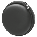 IND Aux Earphone with mic in round PU case