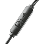IND Aux Earphone with mic in round PU case