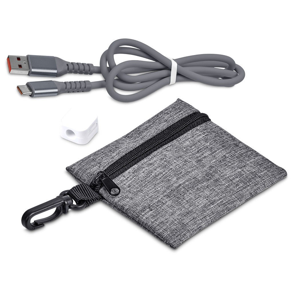 Altitude Tale Charging Cable & Clip in Clip Pouch