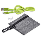 Altitude Tale Charging Cable & Clip in Clip Pouch