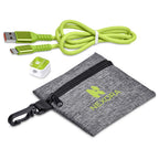Altitude Tale Charging Cable & Clip in Clip Pouch