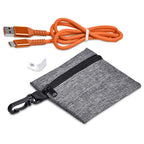 Altitude Tale Charging Cable & Clip in Clip Pouch
