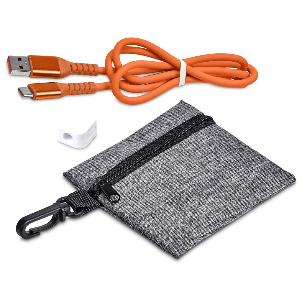 Altitude Tale Charging Cable & Clip in Clip Pouch