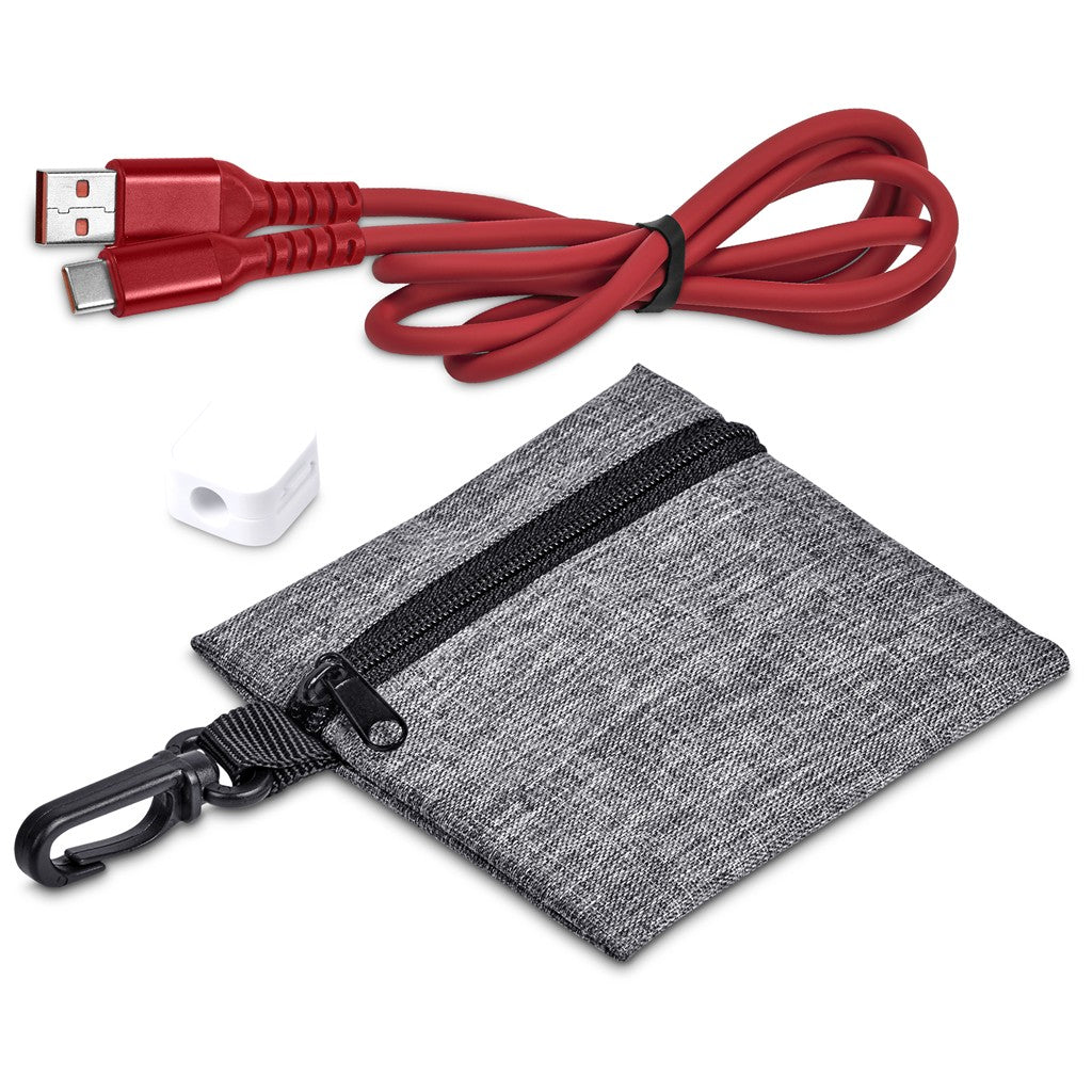 Altitude Tale Charging Cable & Clip in Clip Pouch
