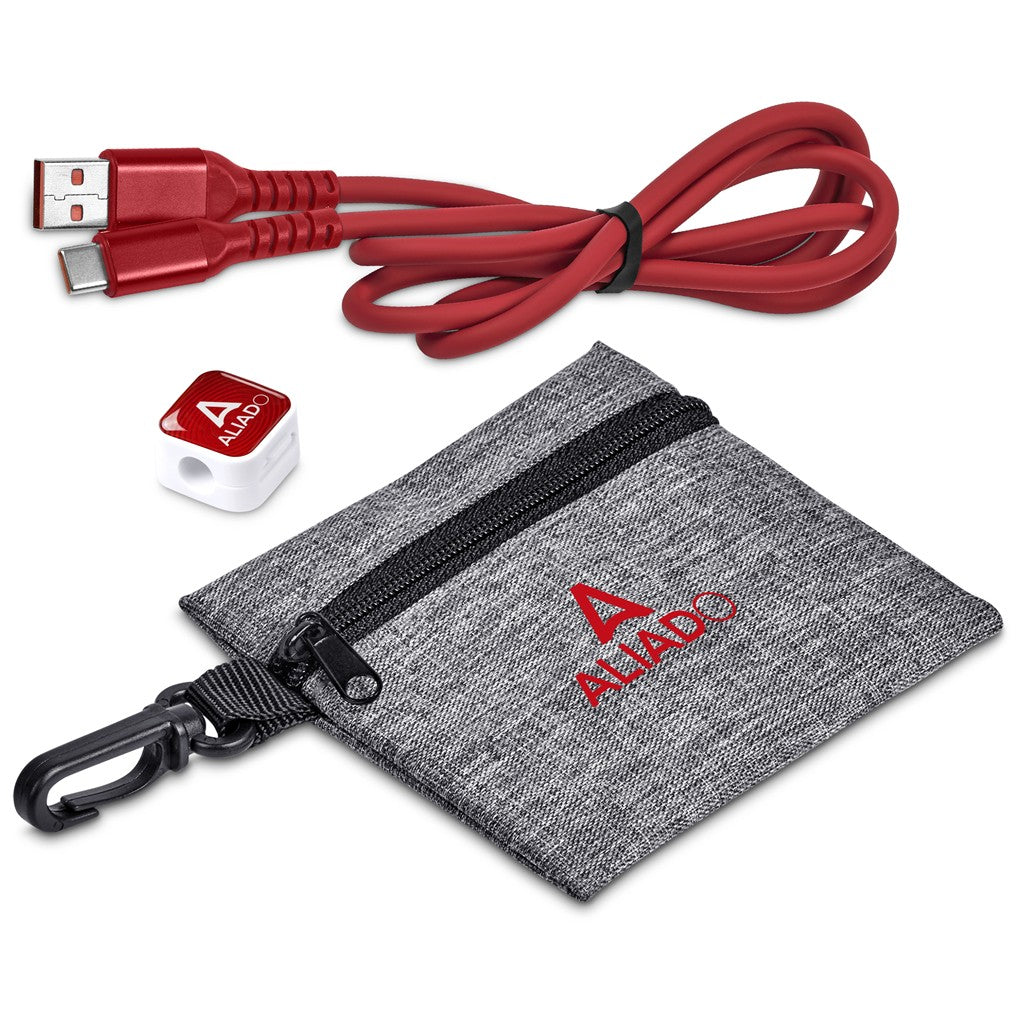 Altitude Tale Charging Cable & Clip in Clip Pouch