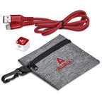 Altitude Tale Charging Cable & Clip in Clip Pouch
