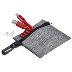 Altitude Tale Charging Cable & Clip in Clip Pouch