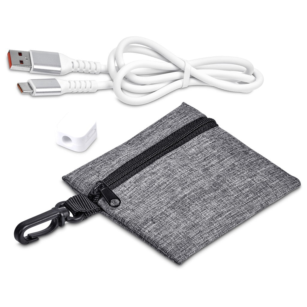 Altitude Tale Charging Cable & Clip in Clip Pouch