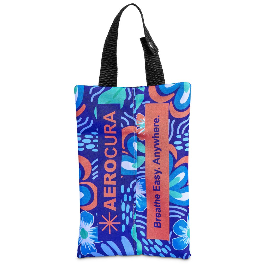 Pre-Production Sample Hoppla Hanki Polyester Travel Tissue Pouch