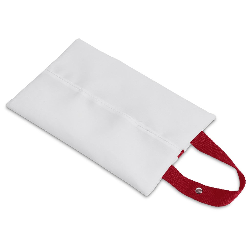 Pre-Production Sample Hoppla Hanki Polyester Travel Tissue Pouch