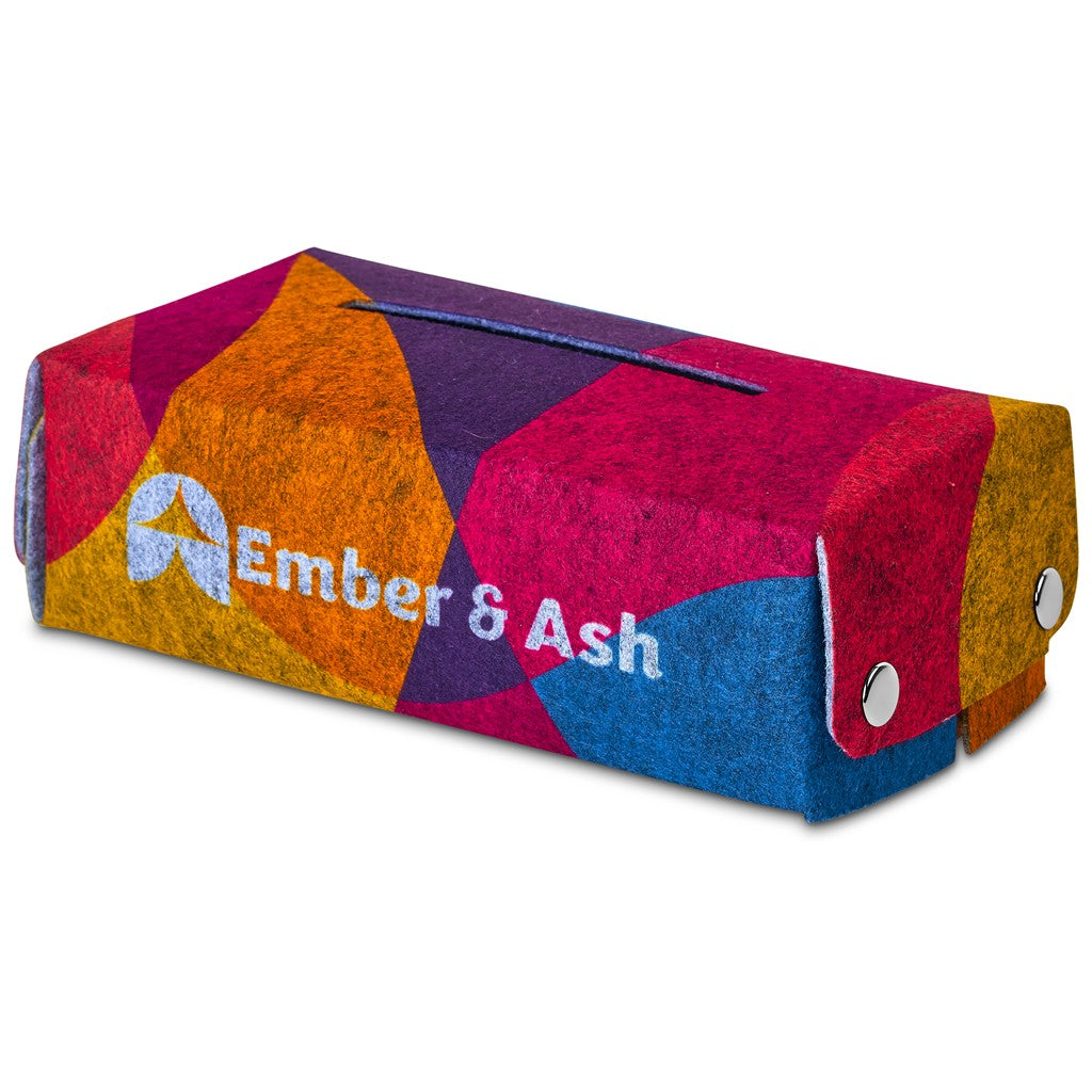 Pre-Production Sample Hoppla Revive RPET Felt Tissue Box Cover