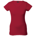170g Slim Fit V-Neck T-Shirt Ladies