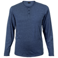 145g Henley Long Sleeve T-Shirt Mens